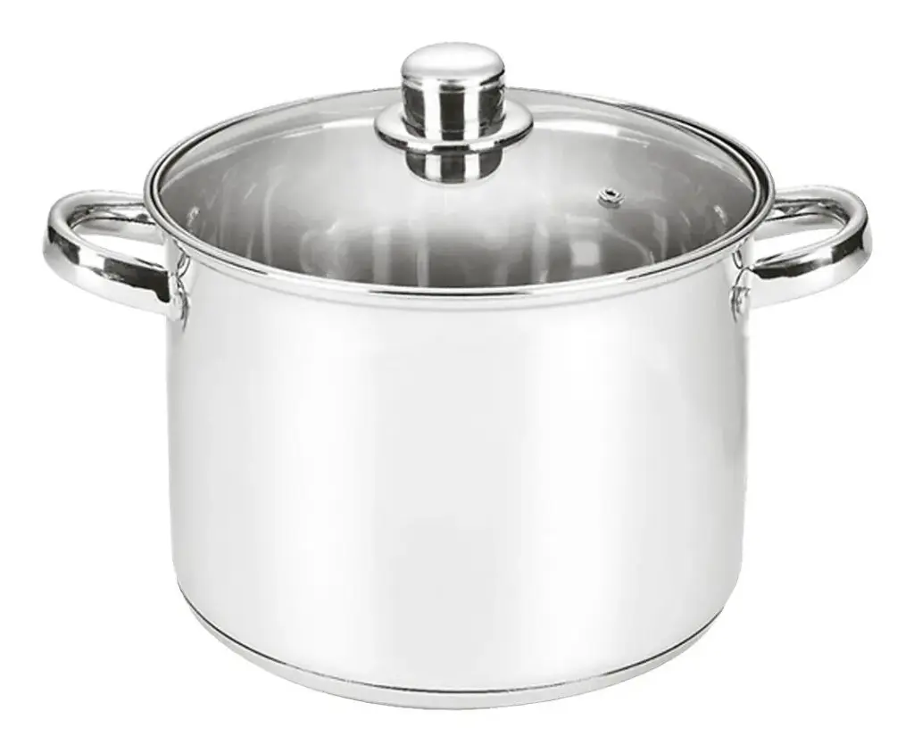 MICHELINO Großraumtopf silber Edelstahl D: ca. 30 cm 14 Liter