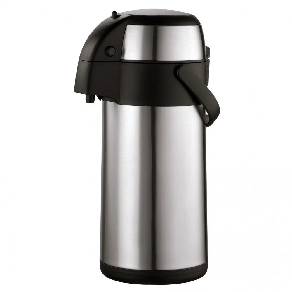 axentia Airpot in Silber, Pump-KaffeekanneVolumen: ca. 3 Liter