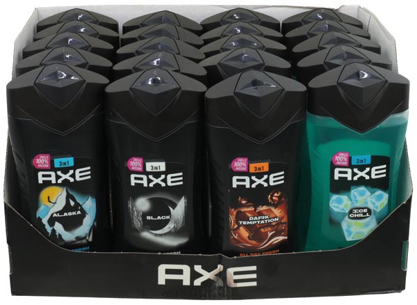 [496] Axe Duschgel 250ml 20er Mixkarton 4-fach sortiert